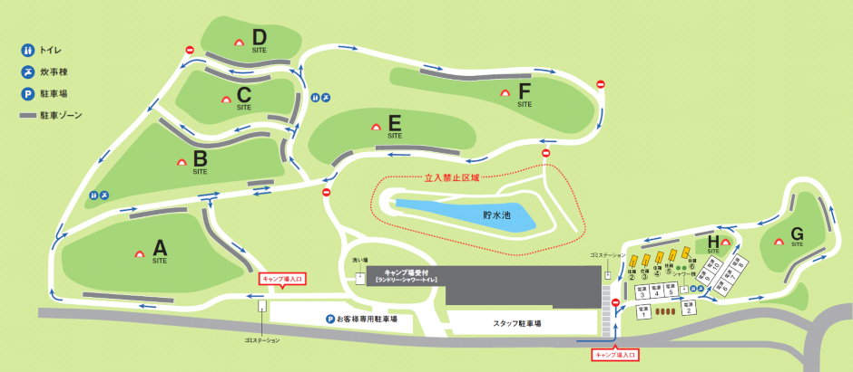 Snow Peak Headquarters フィールドマップ