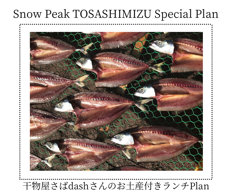 4月1日(土)限定☆Tosashimizu Special Plan【干物屋さばdashさんのお土産付きランチPlan】